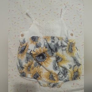 Tommy Bahama Sunflower Baby Romper